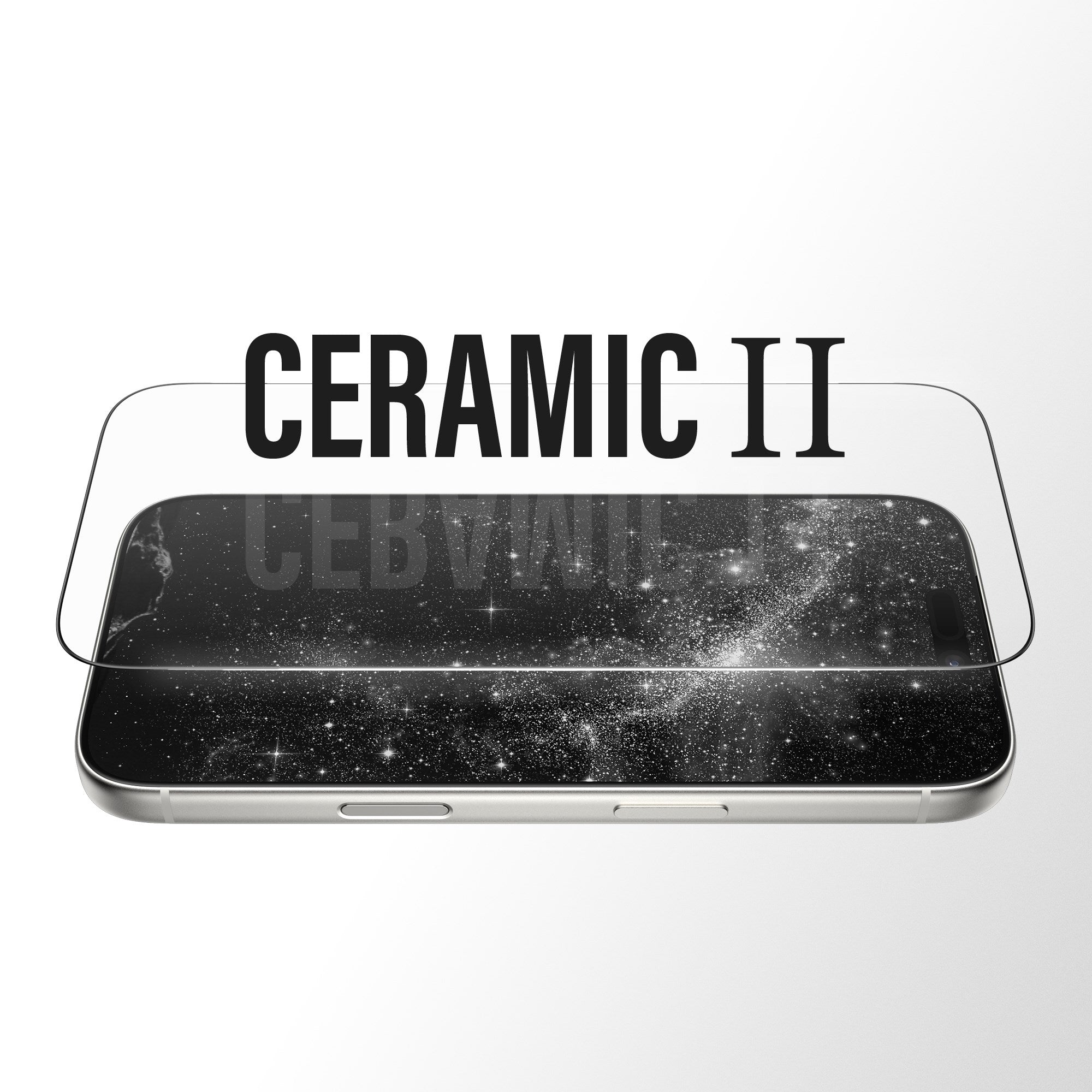 PanzerGlass® Ceramic II Screen Protector iPhone 17 Pro | Ultra-Wide Fit w. EasyAligner